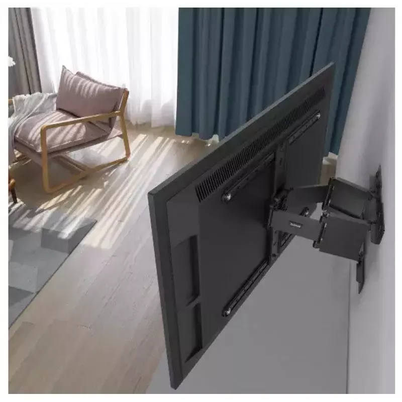 Suporte de parede Hama Ultraslim 2,29 m Preto Máx 50 kg VESA 600x400