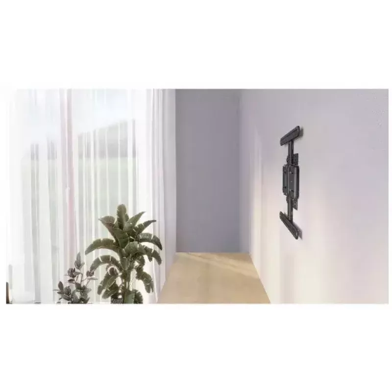 Suporte de parede Hama Ultraslim 2,29 m Preto Máx 50 kg VESA 600x400