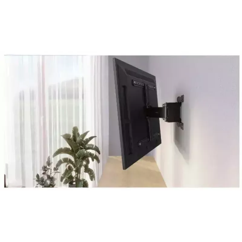 Suporte de parede Hama Ultraslim 2,29 m Preto Máx 50 kg VESA 600x400