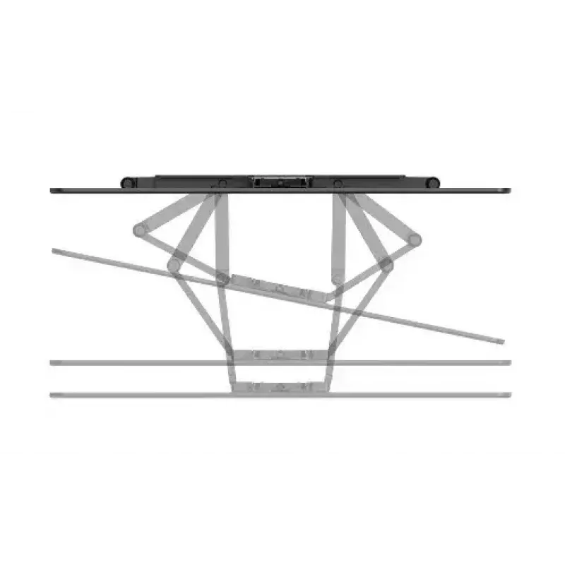 Suporte de parede Hama Ultraslim 2,29 m Preto Máx 50 kg VESA 600x400