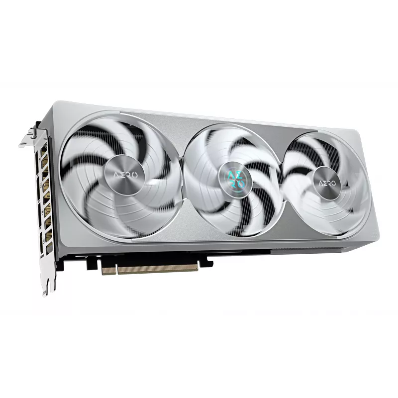 Placa gráfica GIGABYTE GeForce RTX 5080 AERO OC SFF 16G - 16 GB GDDR7, 256 bits, PCI-E 5.0, 2730 MHz de frequência do núcleo, 3 x DisplayPort, 1 x HDMI, GV-N5080AERO OC-16GD
