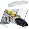 Cobi Blocks Armed Force F-4 Phantom II modelo, conjunto de construção de 703 peças