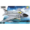 Cobi Blocks Armed Force F-4 Phantom II modelo, conjunto de construção de 703 peças