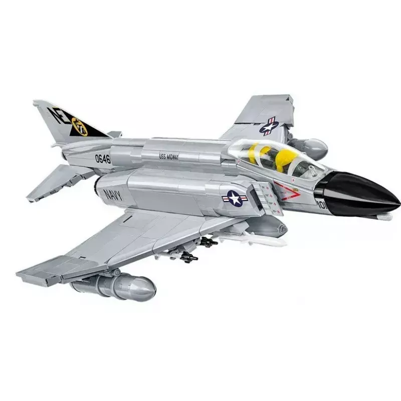 Cobi Blocks Armed Force F-4 Phantom II modelo, conjunto de construção de 703 peças