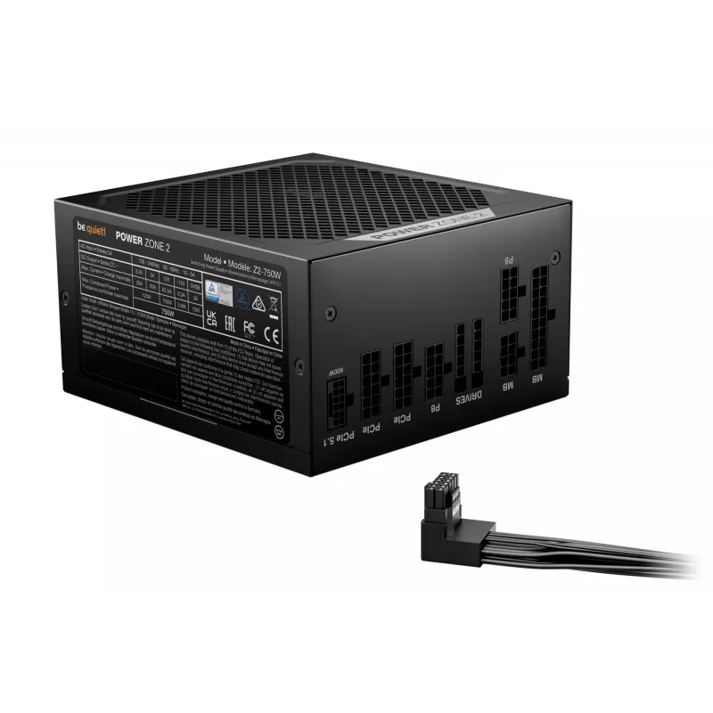 be quiet! POWER ZONE 2 750W fonte de alimentação 20+4 pin ATX ATX preto