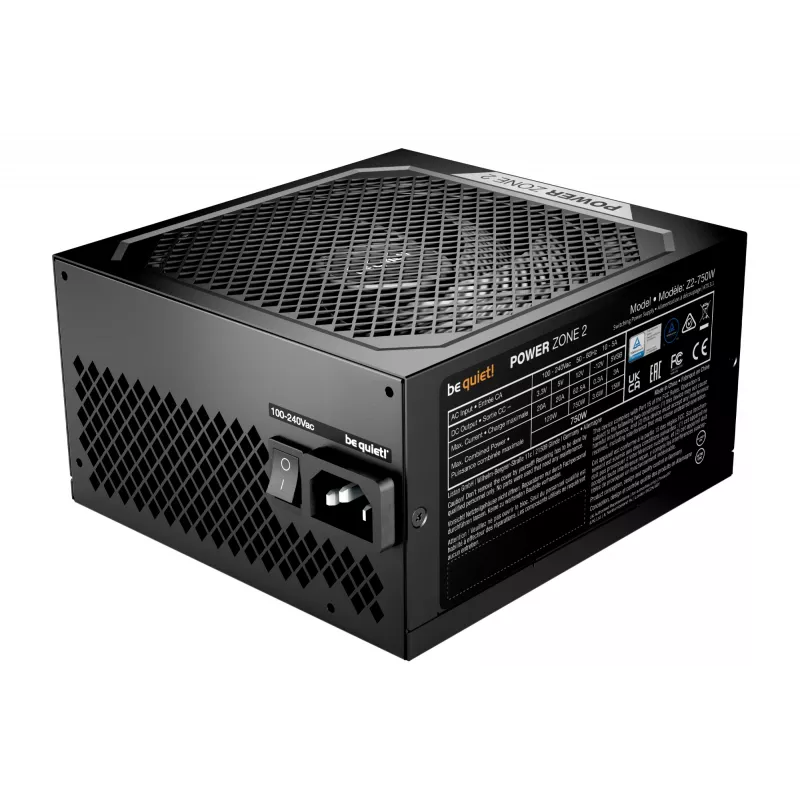 be quiet! POWER ZONE 2 750W fonte de alimentação 20+4 pin ATX ATX preto