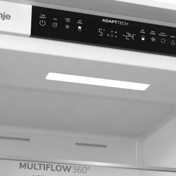 Gorenje Combinado frigorífico-congelador NRKI519E41 BK070, 284 L, SN-N, 6 kg/24h, E, compartimento Fresh Zone, branco