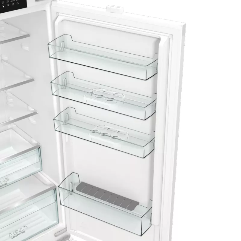 Gorenje NRKI519E41 frigorífico combinado de encastrar, 284 l, NoFrost DualAdvance, 6 kg/24 h, classe energética E, branco