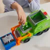 PAW Patrol: camião de reciclagem Crush N’ Roll com figura de ação Rocky e veículo de lixo compactador transformável, brinquedo para rapazes e raparigas a partir dos 3 anos