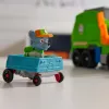 PAW Patrol: camião de reciclagem Crush N’ Roll com figura de ação Rocky e veículo de lixo compactador transformável, brinquedo para rapazes e raparigas a partir dos 3 anos