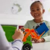 PAW Patrol: camião de reciclagem Crush N’ Roll com figura de ação Rocky e veículo de lixo compactador transformável, brinquedo para rapazes e raparigas a partir dos 3 anos