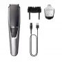 Aparador de barba Philips BEARDTRIMMER Series 3000 BT3239/15, 0,5 mm–10 mm, 20 níveis de comprimento, recarregável por USB, preto/prateado
