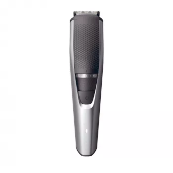 Aparador de barba Philips BEARDTRIMMER Series 3000 BT3239/15, 0,5 mm–10 mm, 20 níveis de comprimento, recarregável por USB, preto/prateado