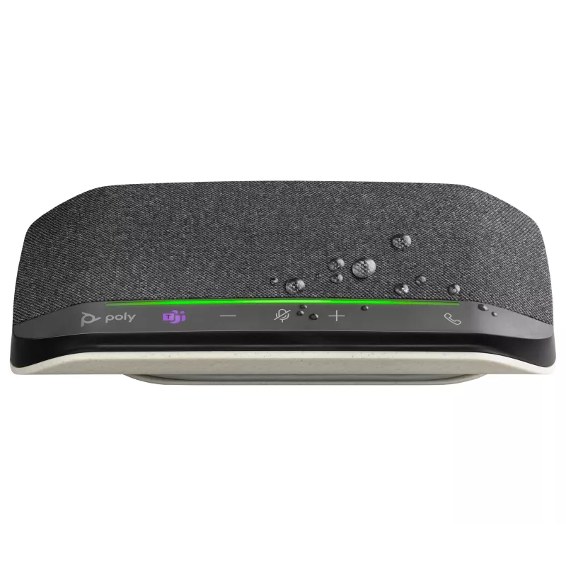 HP Poly Sync 10 USB-A USB-C altifalante-telefone, PC, prateado, 0.715 m, IP64, Windows 10, Windows 11, MacOS