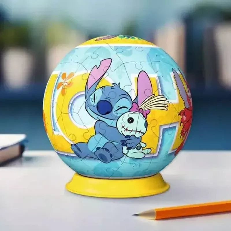 Ravensburger Puzzle 3D Ball Disney Stitch, 72 peças