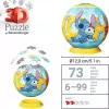 Ravensburger Puzzle 3D Ball Disney Stitch, 72 peças