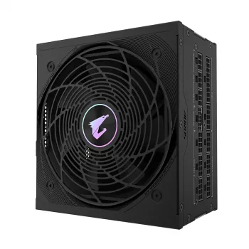 Fonte de alimentação GIGABYTE AORUS ELITE P850W – PCIe 5.0, 80 PLUS Platinum, construção totalmente modular, ventoinha de 120 mm, compatível com ATX 3.0, ficha EU