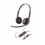 Headset monaural USB-C HP Poly Blackwire 3210 + adaptador USB-C/A (Bulk)