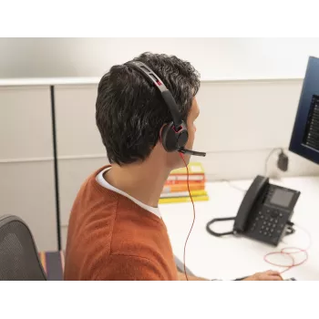 HP Poly Blackwire 5210 Headset monaural USB-C + ficha de 3,5 mm + adaptador USB-C/A
