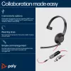 HP Poly Blackwire 5210 Headset monaural USB-C + ficha de 3,5 mm + adaptador USB-C/A