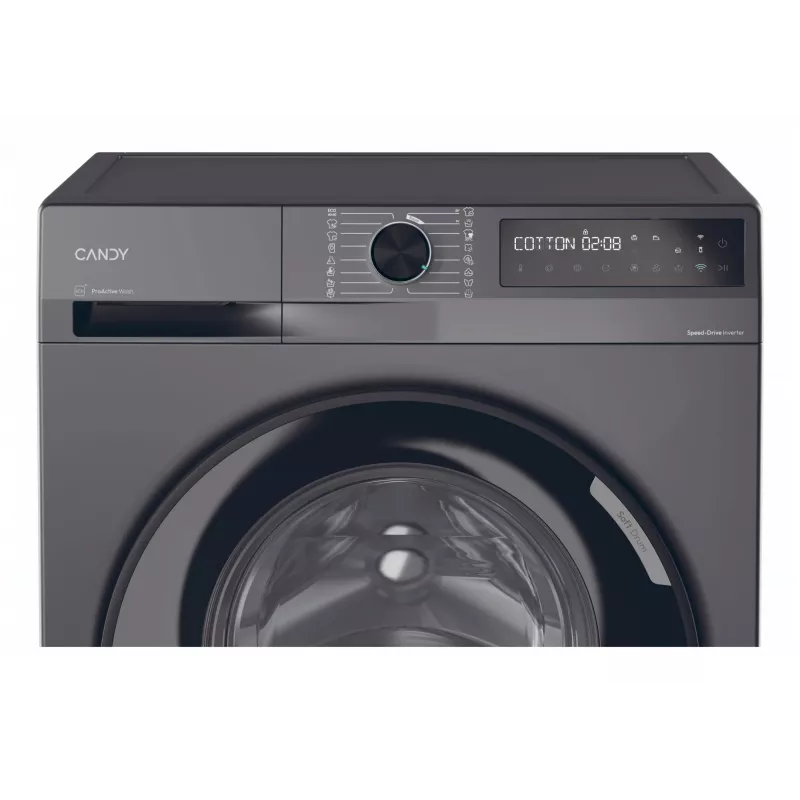 Máquina de lavar Candy BR 410B8G-S de carregamento frontal 10 kg 1400 rpm antracite