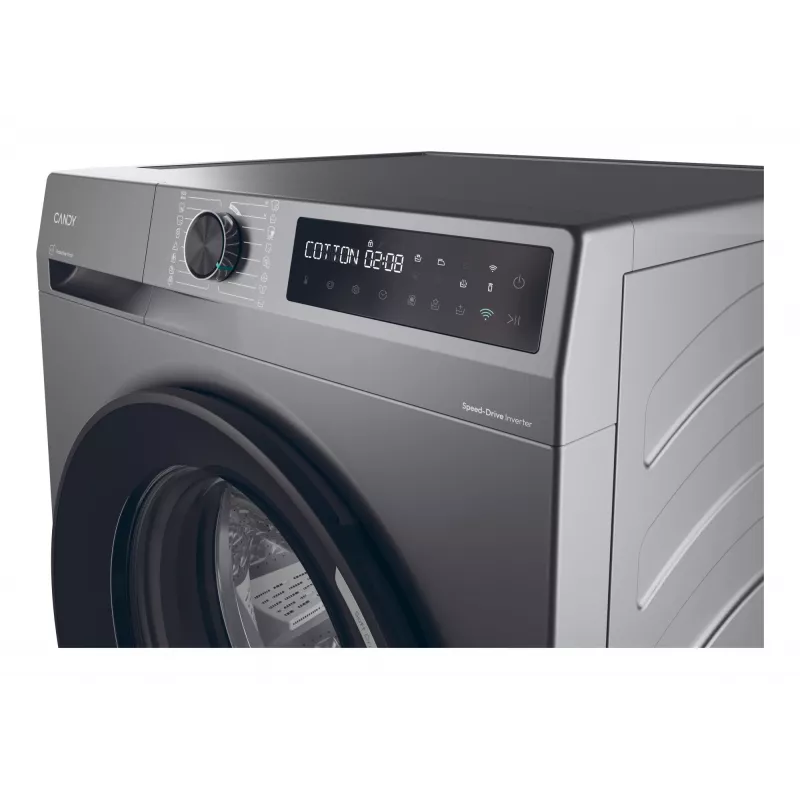 Máquina de lavar Candy BR 410B8G-S de carregamento frontal 10 kg 1400 rpm antracite
