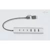 i-tec hub de carregamento em metal USB-C/USB-A 7 portas (3x USB-C, 4x USB-A)