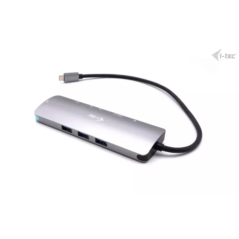 i-tec docking station nano em metal USB-C 4K HDMI LAN com Power Delivery 100 W + carregador universal 100 W