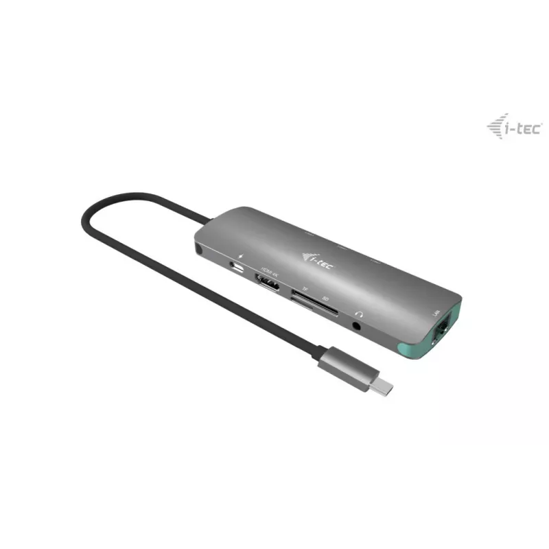 i-tec docking station nano em metal USB-C 4K HDMI LAN com Power Delivery 100 W + carregador universal 100 W
