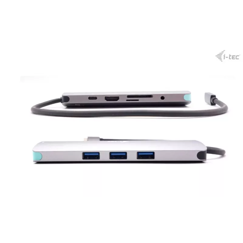 i-tec docking station nano em metal USB-C 4K HDMI LAN com Power Delivery 100 W + carregador universal 100 W
