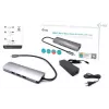i-tec docking station nano em metal USB-C 4K HDMI LAN com Power Delivery 100 W + carregador universal 100 W