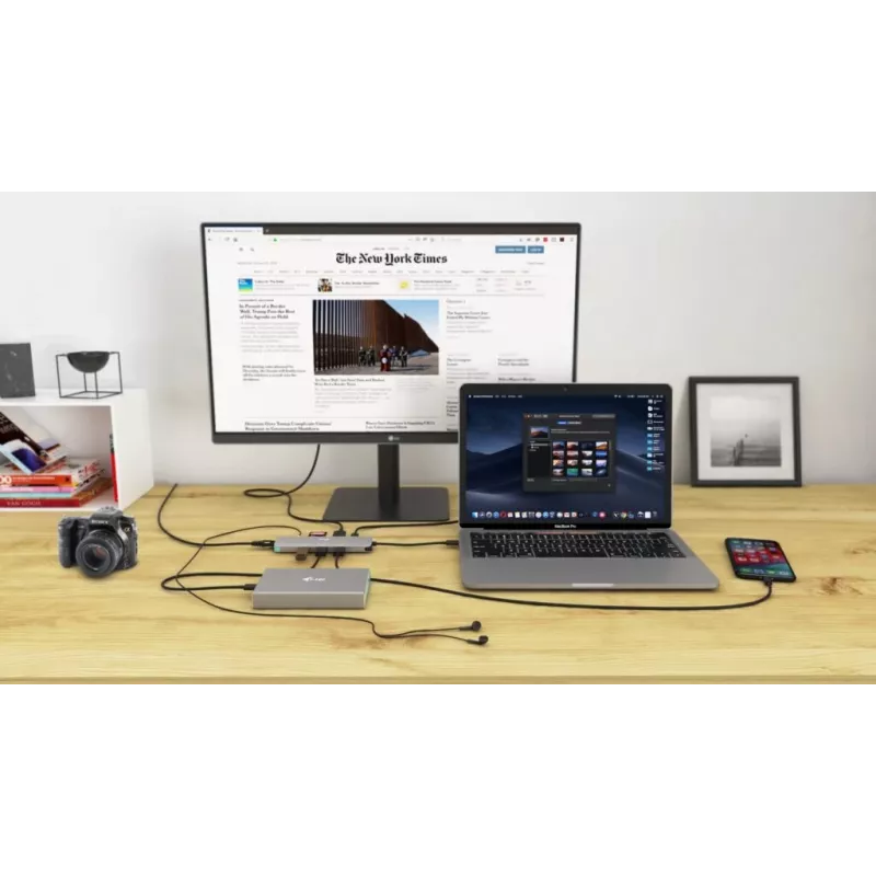 i-tec docking station nano em metal USB-C 4K HDMI LAN com Power Delivery 100 W + carregador universal 100 W