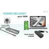 i-tec docking station nano em metal USB-C 4K HDMI LAN com Power Delivery 100 W + carregador universal 100 W