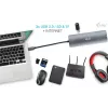 i-tec docking station nano em metal USB-C 4K HDMI LAN com Power Delivery 100 W + carregador universal 100 W