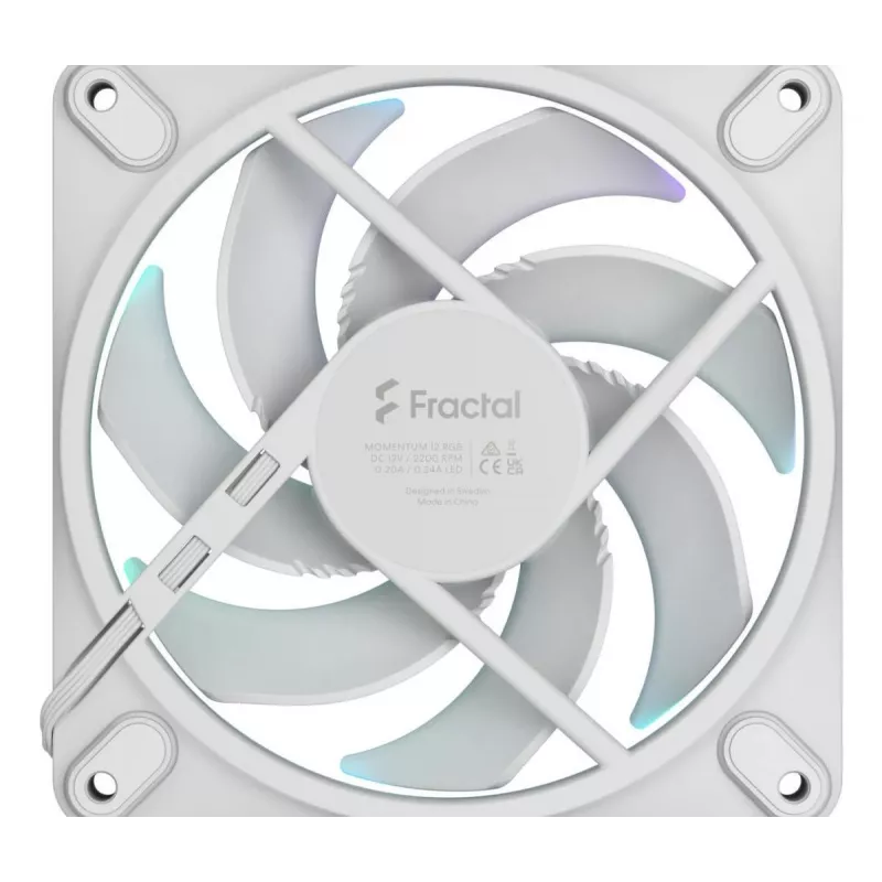 Ventoinha FRACTAL DESIGN Momentum 12 RGB branco