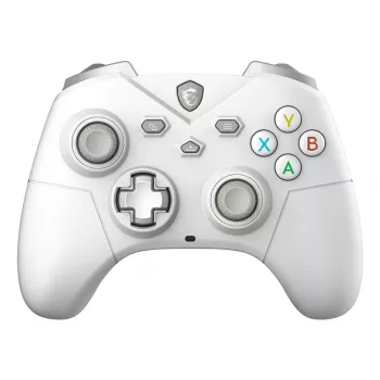 Comando MSI FORCE GC300 WIRELESS WHITE USB 2.0 analógico para PC