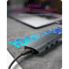 ICY BOX IB-DK4034a-CPD com fios USB 3.2 Gen 1 (3.1 Gen 1) Type-C alumínio, prateado