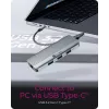 ICY BOX IB-DK4034a-CPD com fios USB 3.2 Gen 1 (3.1 Gen 1) Type-C alumínio, prateado