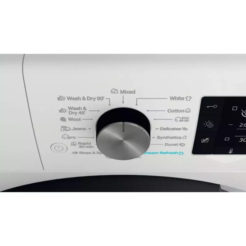 Máquina de lavar e secar roupa Whirlpool FFWDD1076258B de instalação livre carga frontal branco