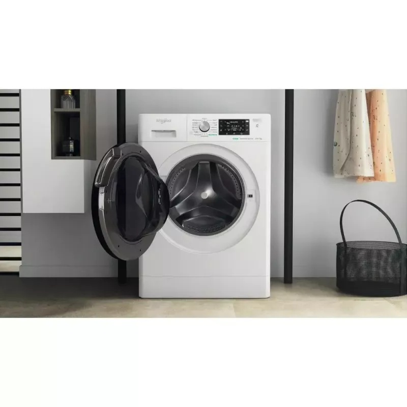 Máquina de lavar e secar roupa Whirlpool FFWDD1076258B de instalação livre carga frontal branco