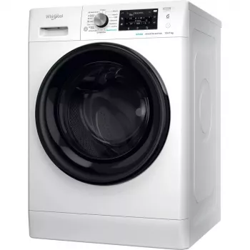 Máquina de lavar e secar roupa Whirlpool FFWDD1076258B de instalação livre carga frontal branco