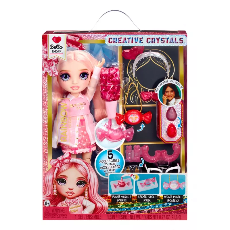MGA Rainbow High Creative Crystals boneca Bella 121367, a partir dos 8 anos