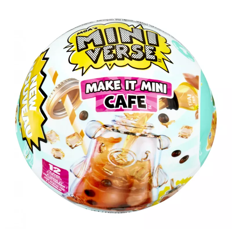 Miniverse Make It Mini Foods: Cafe in PDQ Série 4, 8 anos, multicolor, plástico