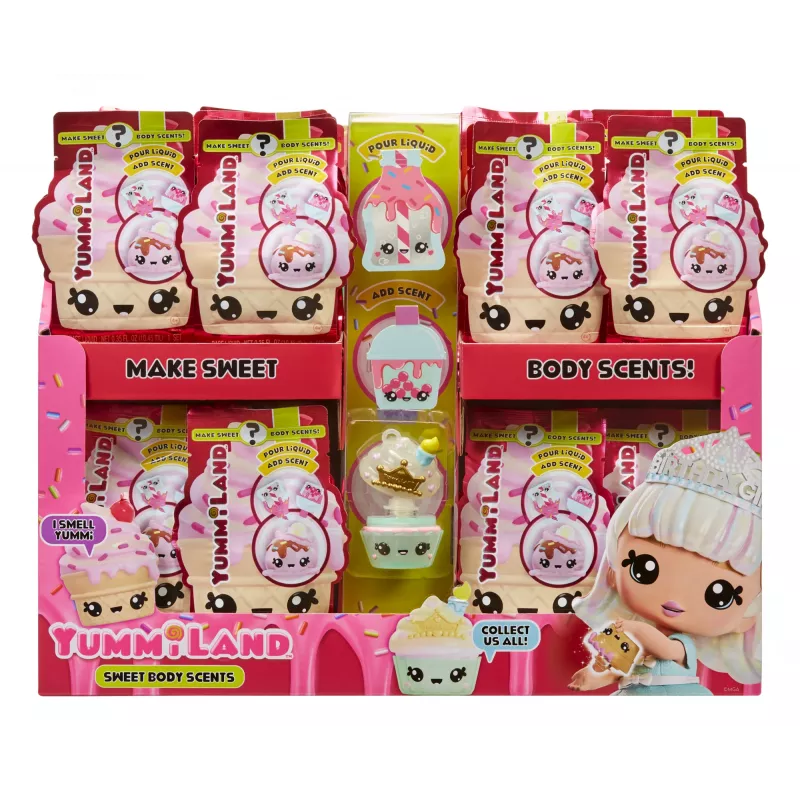 MGA Entertainment Yummiland Num Nom Body Scent Asst in PDQ, 4 anos, multicolor, plástico