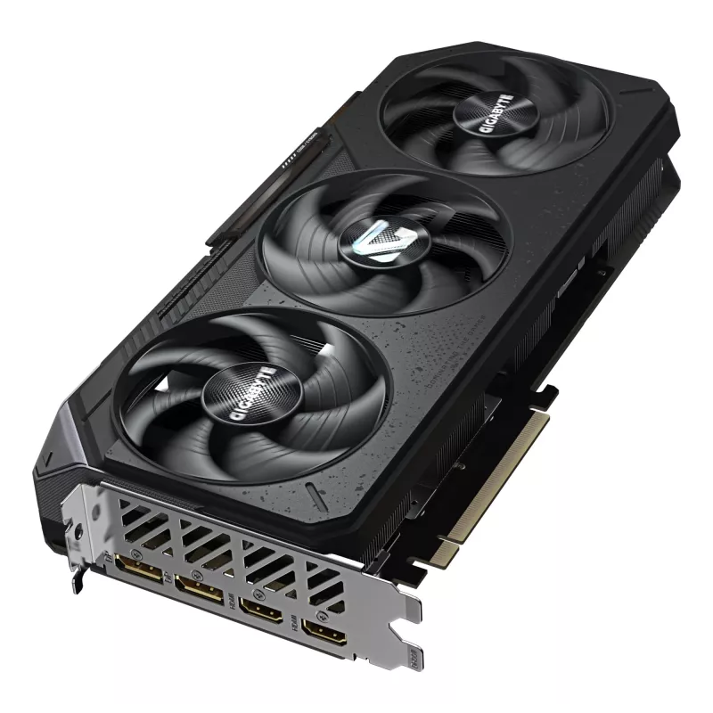 Gigabyte Radeon RX 9070 GAMING OC 16G GV-R9070GAMING OC-16GD placa gráfica, 16 GB GDDR6, 256 bits, PCIe 5.0, 2700 MHz, 2x HDMI, 2x DisplayPort, 3 ventoinhas
