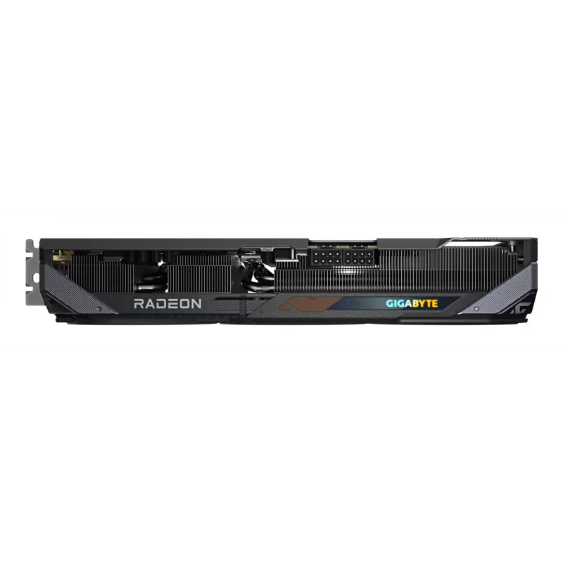 Gigabyte Radeon RX 9070 GAMING OC 16G GV-R9070GAMING OC-16GD placa gráfica, 16 GB GDDR6, 256 bits, PCIe 5.0, 2700 MHz, 2x HDMI, 2x DisplayPort, 3 ventoinhas