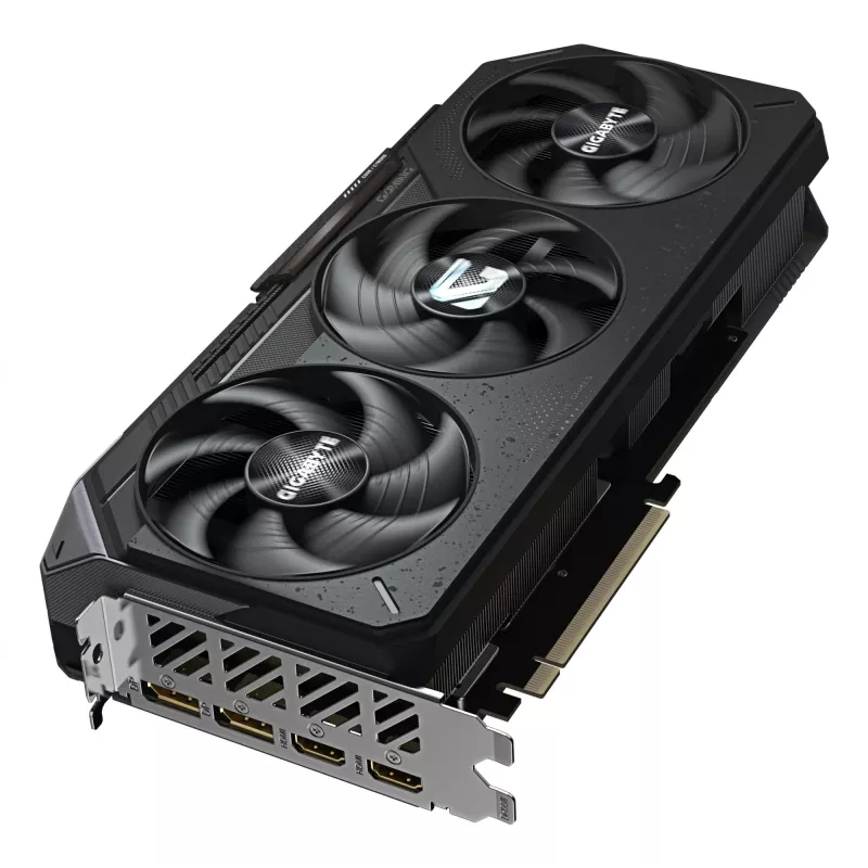 Placa gráfica GIGABYTE Radeon RX 9070 XT GAMING OC 16G - 16GB GDDR6, 256 bits, PCI-E 5.0, 3060 MHz de frequência do núcleo, 2 x DisplayPort, 2 x HDMI, GV-R9070XTGAMING OC-16GD