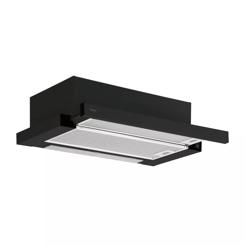 Candy CBT625/2B/1 semi-integrado (extrator) preto 332,1 m³/h