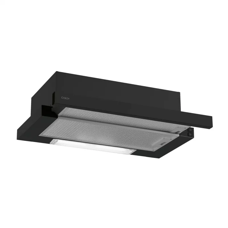 Candy CBT625/2B/1 semi-integrado (extrator) preto 332,1 m³/h