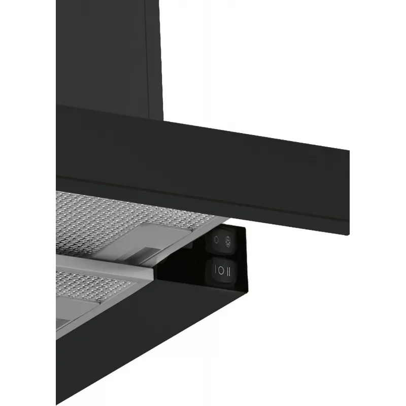 Candy CBT625/2B/1 semi-integrado (extrator) preto 332,1 m³/h